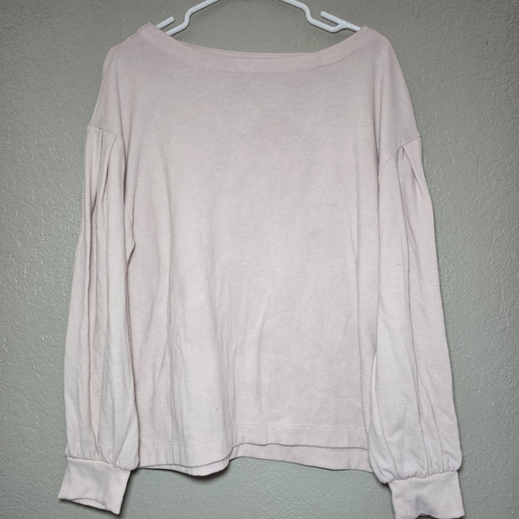 Banana Republic Light Pink Long Sleeve Top – Size M – Soft and Elegant - Picture 1 of 5